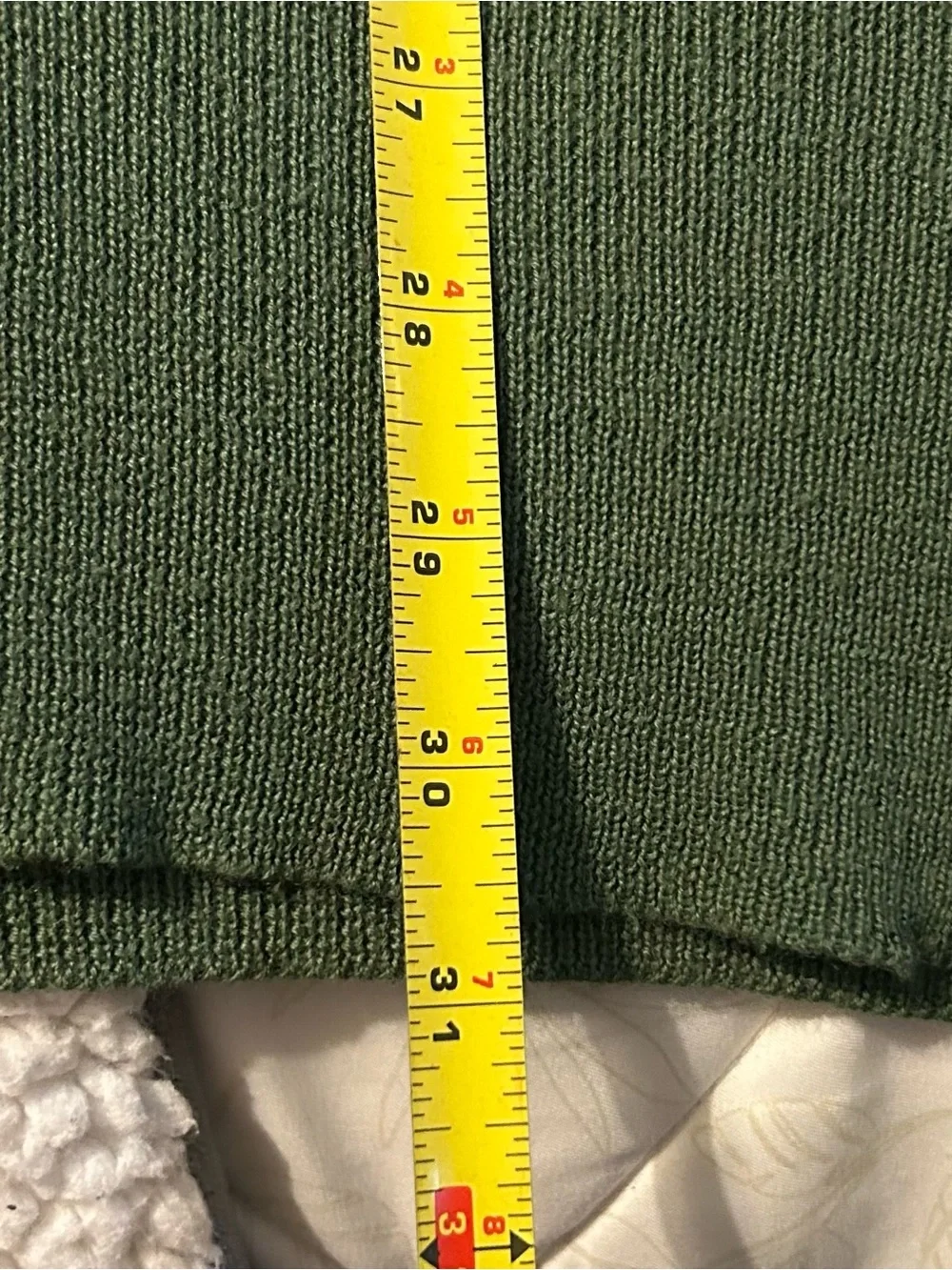 Vintage 90s Forest Green Knit Set Cowl Neck Sweater Leggings Cozy Minimalist L